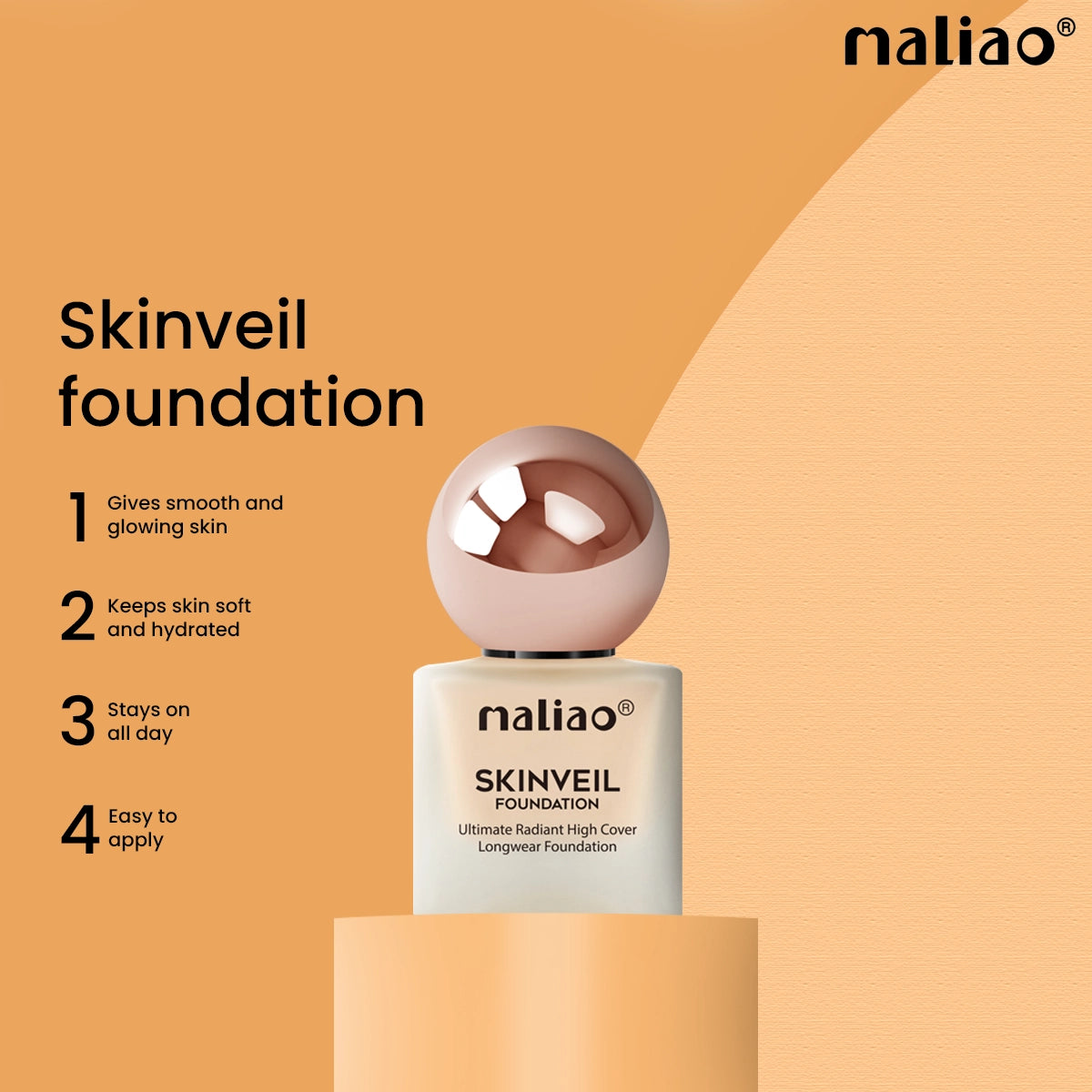 Maliao Skinveil Foundation - Ultimate Radiant High
